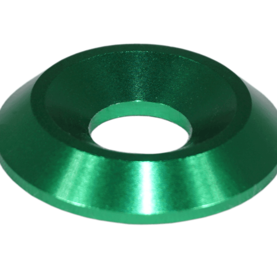 ZSPEC M5 Billet Fender-Finish Dress Up Washers for M5 FHSC Fasteners, 10-Pack