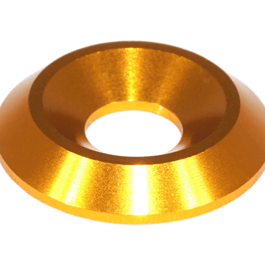 ZSPEC M5 Billet Fender-Finish Dress Up Washers for M5 FHSC Fasteners, 10-Pack