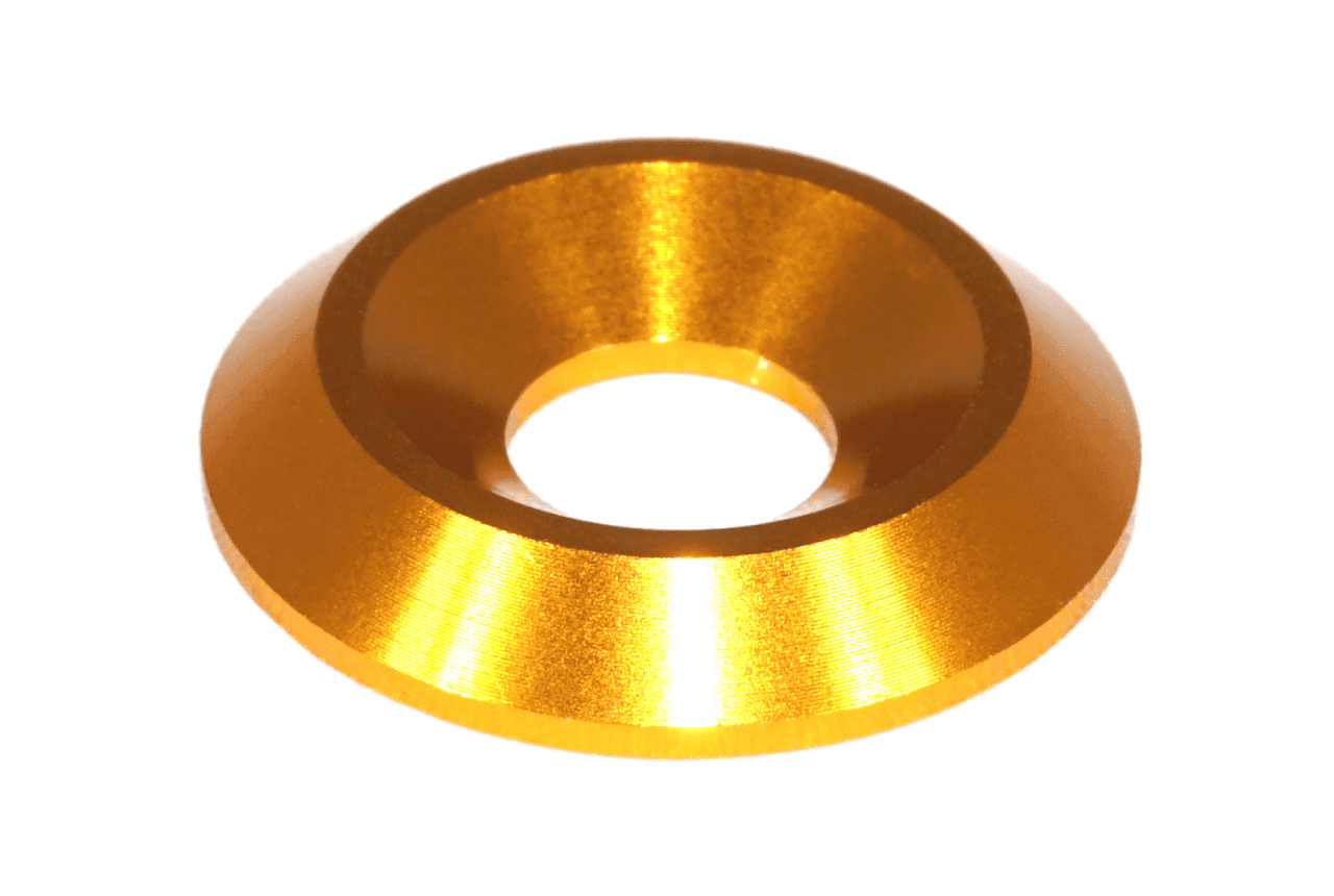 ZSPEC M6 Billet Dress Up Fender-Finish Washers for FHSC Fasteners, Billet, 10-Pack