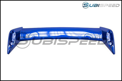 OLM STI Style Paint Matched Spoiler - WR Blue Pearl - 2015-2021 Subaru WRX / STI