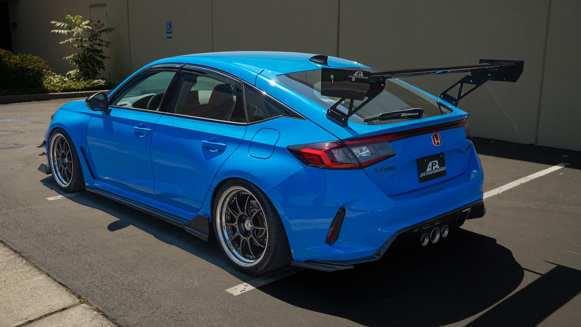Honda FL5 Civic Type R GTC300 Carbon Fiber Adjustable Wing 67" 2023 - Current