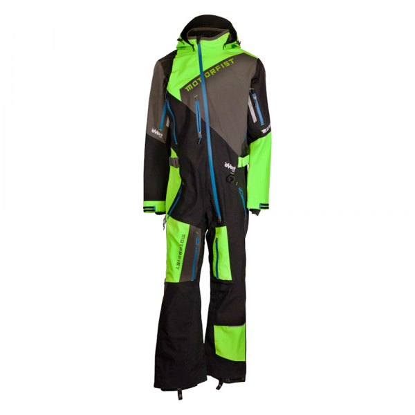 Motorfist® MF20A-M9-L - Blitz II Women's Suit (Large (Standart), Black/Green)