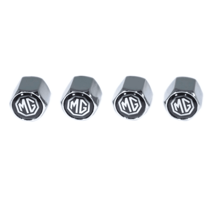 Chrome Valve Stem Tire Caps, Style: MG