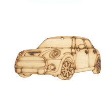 ZSPEC Laser-Engraved Birch Ornament, Style: Mini, ~5-inch Wide