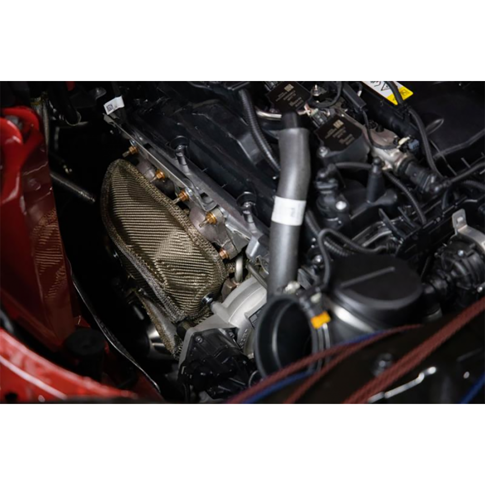 Mishimoto Titanium Turbo Blanket | 2020-2021 Toyota GR Supra 3.0L (MMTB-SUP-20)