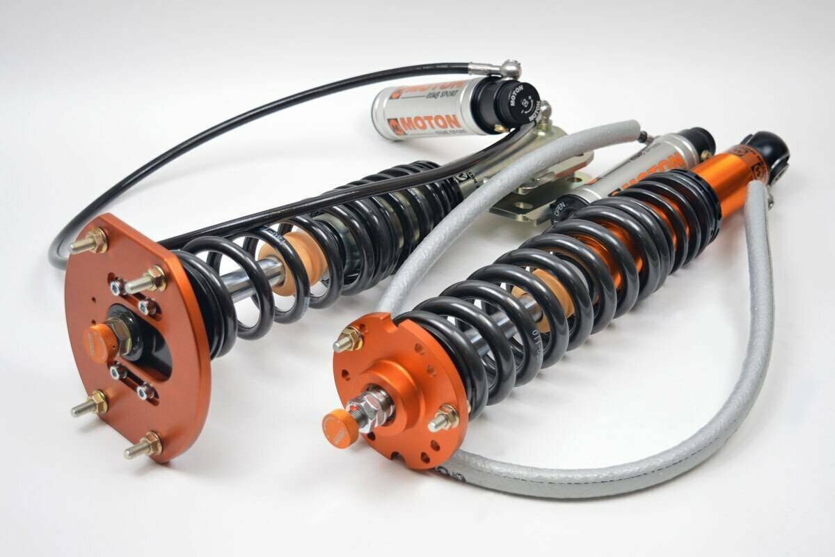 Moton Suspension 2 Way Sport Coilovers (Non Coilover) - 1998-2006 BMW 3 Series (E46 / Front 0' Camber)