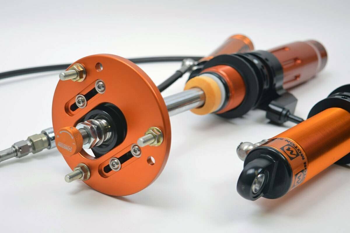 Moton Suspension 3 Way Motorsport Coilovers (Non Coilover) - 1998-2006 BMW 3 Series (E46 / Front 0' Camber)