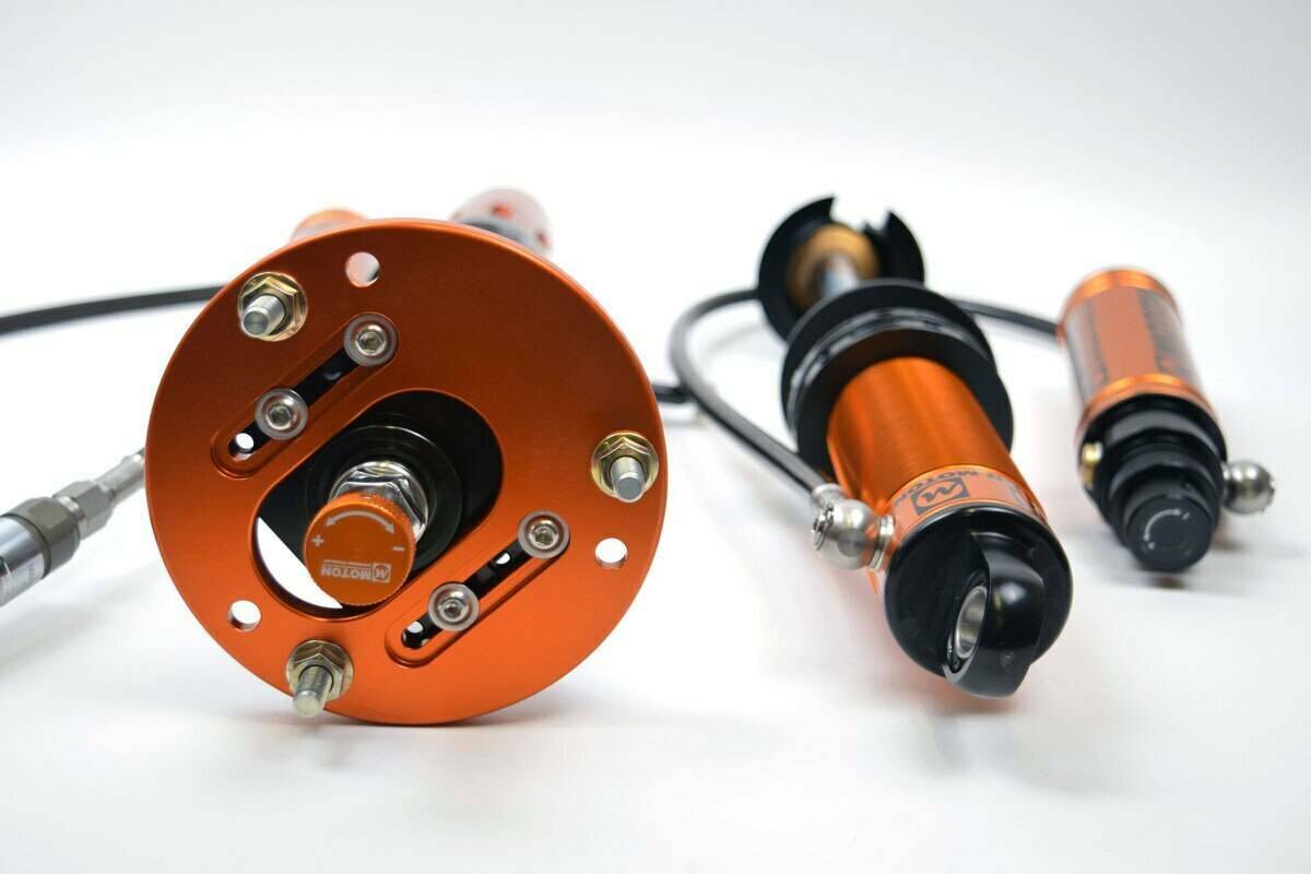 Moton Suspension 3 Way Motorsport Coilovers (Non Coilover) - 1998-2006 BMW 3 Series (E46 / Front 0' Camber)