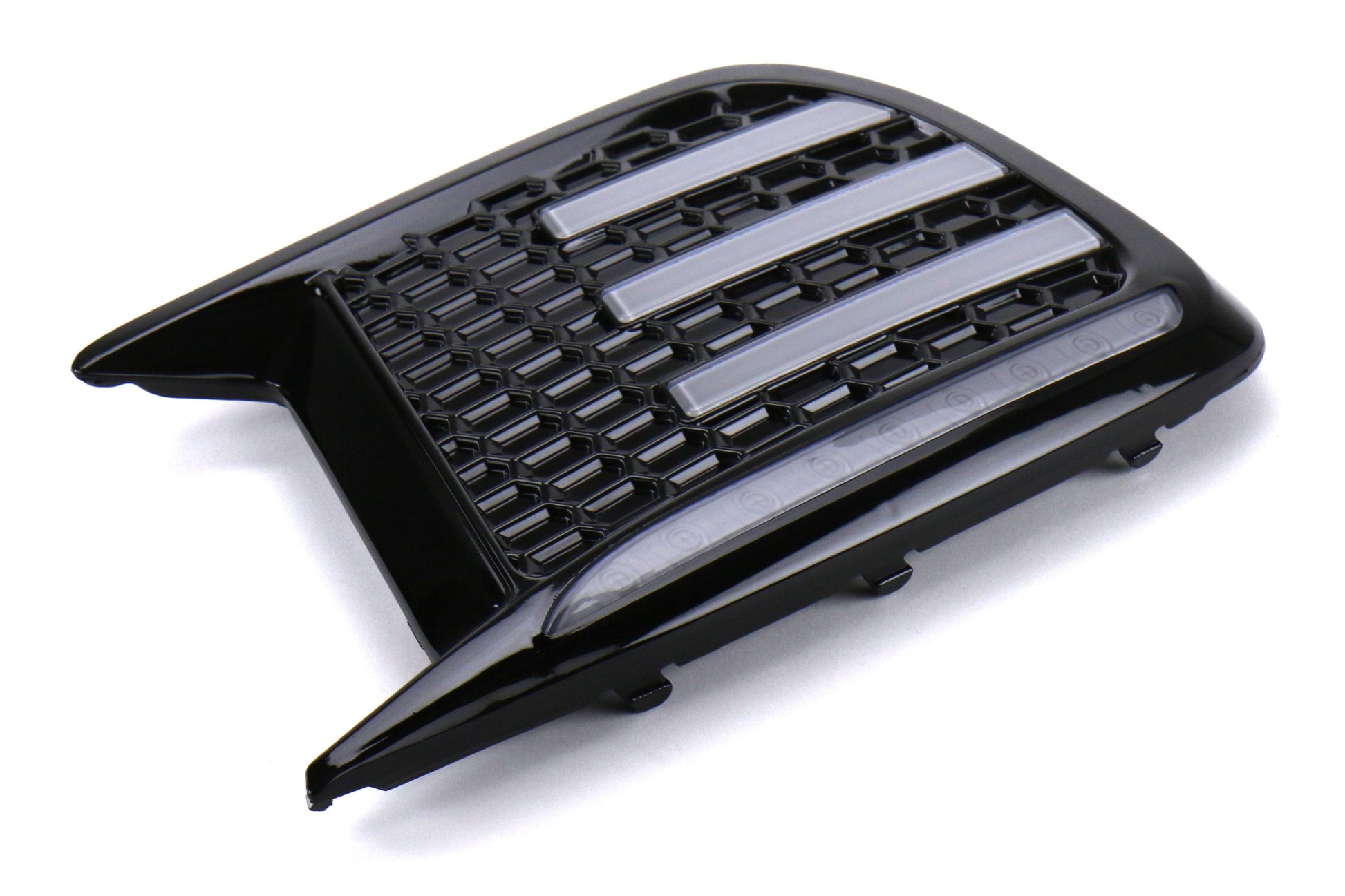 OLM Clear Tri-Bar Fog Light Bezel - 2018-2021 Subaru STI / 2018 WRX