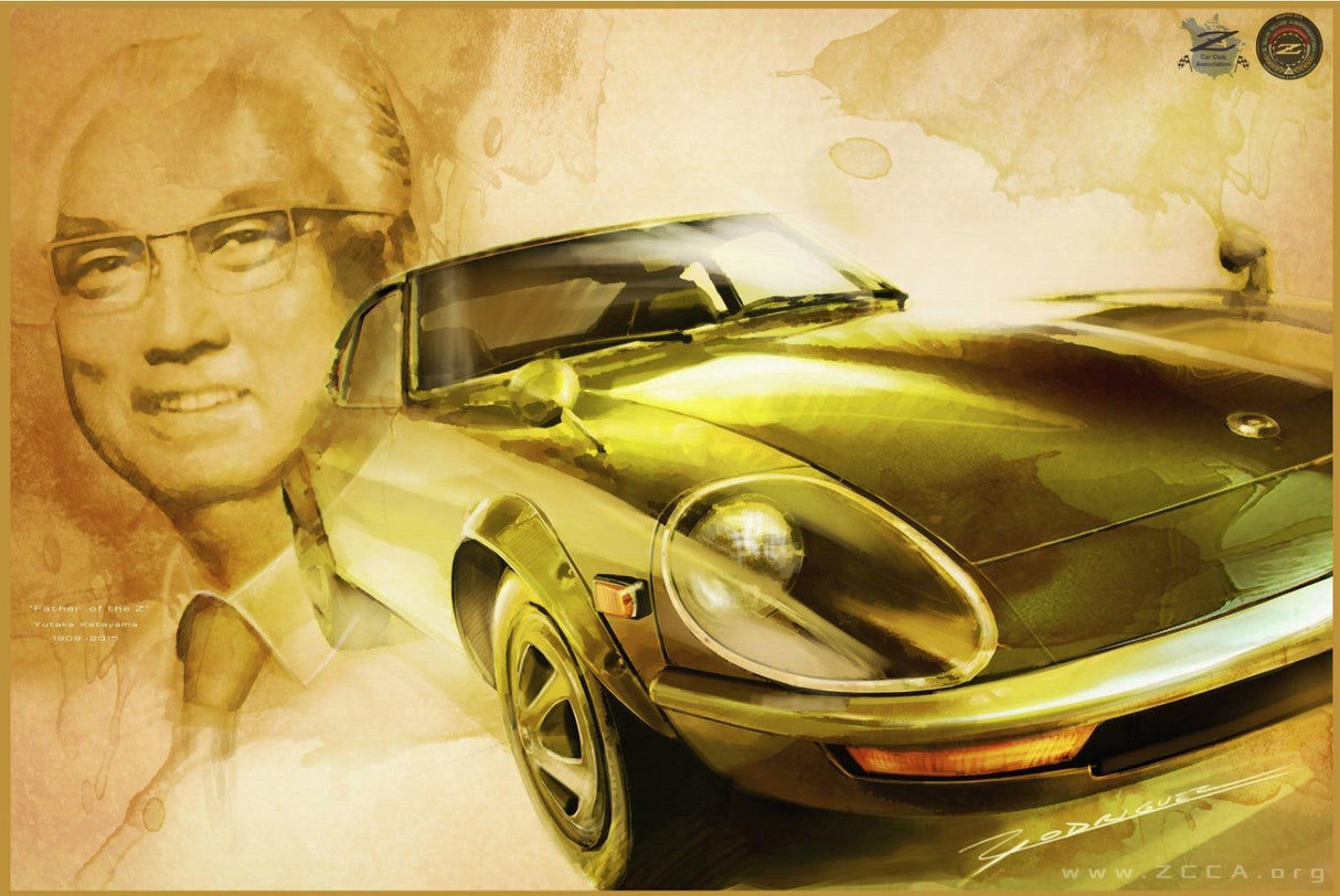 ZCON 2015 "Mr. K with G-Nose" FairladyZ Poster, Memphis, TN Event, 24" x 36" Size