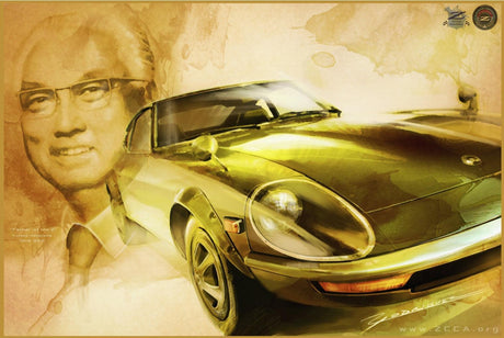 ZCON 2015 "Mr. K with G-Nose" FairladyZ Poster, Memphis, TN Event, 24" x 36" Size