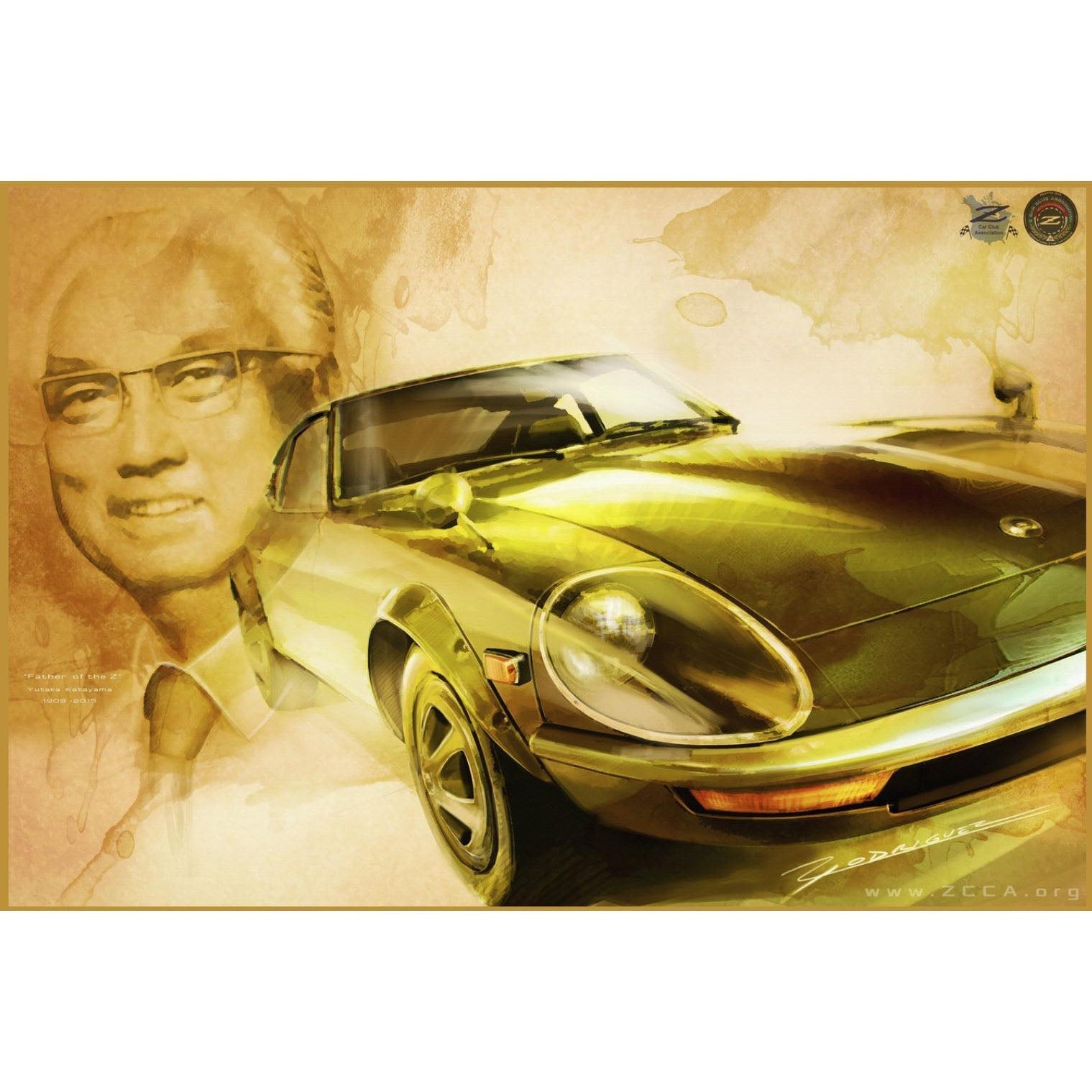 ZCON 2015 "Mr. K with G-Nose" FairladyZ Poster, Memphis, TN Event, 24" x 36" Size