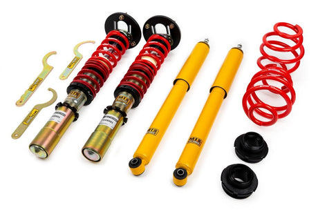 MTS Technik Street Series Coilovers for 1982-1991 BMW 3 Series Coupe 51mm Front Strut FA Lowering 25-90 mm (E30)