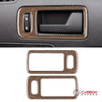 Mustang 2010-2014 Reflective Carbon Fiber Door Handle Trim Overlay