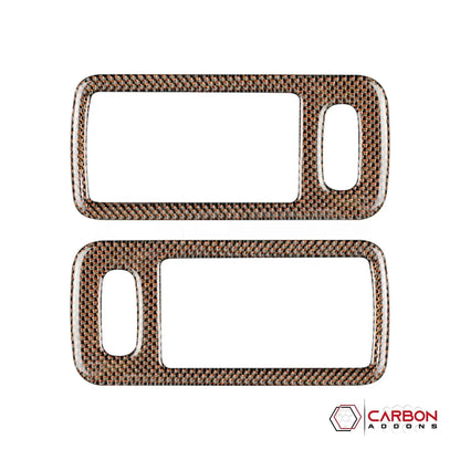 Mustang 2010-2014 Reflective Carbon Fiber Door Handle Trim Overlay