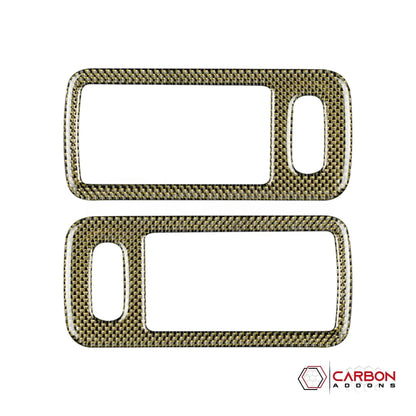 Mustang 2010-2014 Reflective Carbon Fiber Door Handle Trim Overlay