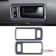 Mustang 2010-2014 Reflective Carbon Fiber Door Handle Trim Overlay