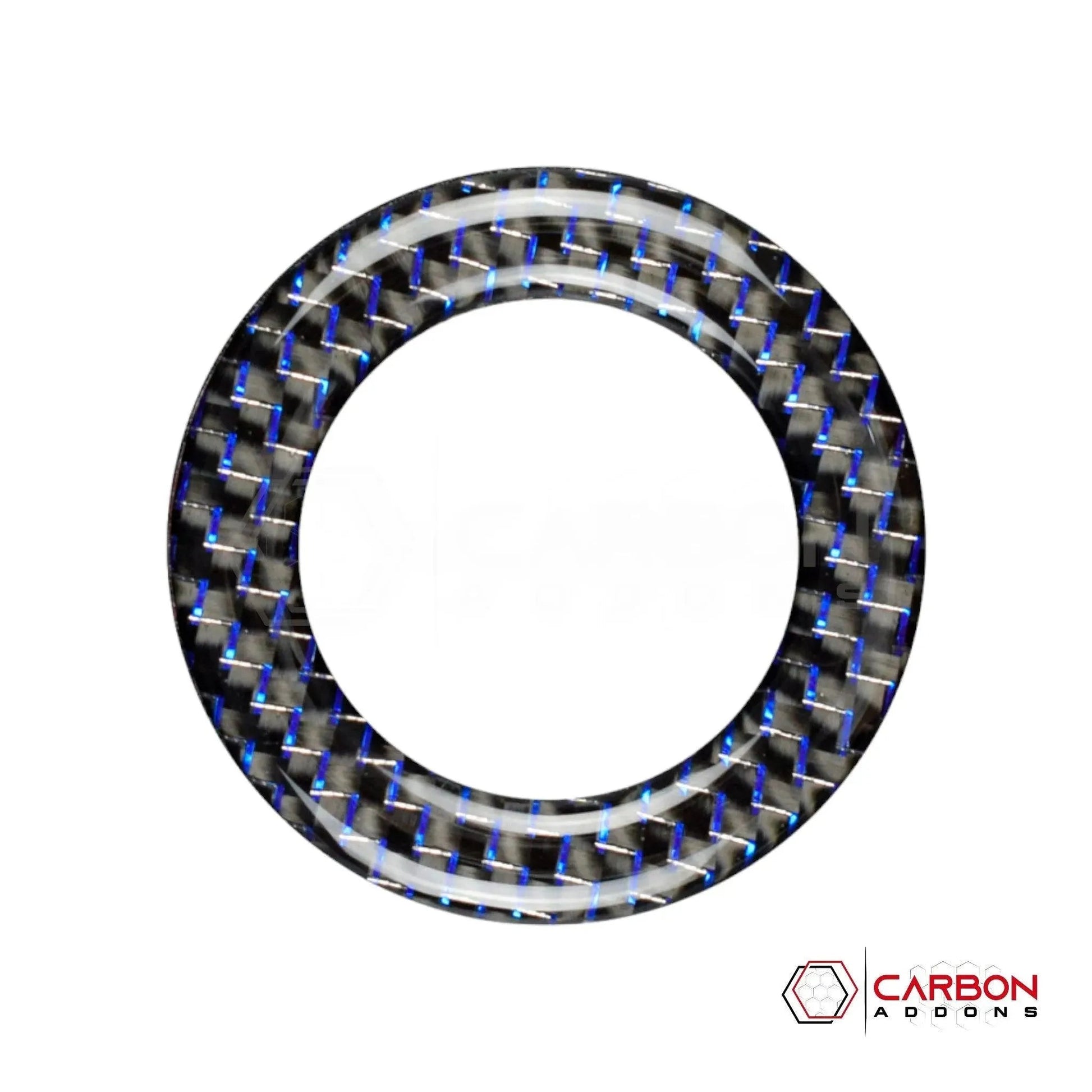 Mustang 2010-2014 Reflective Carbon Fiber Mirror Adjuster Trim Overlay