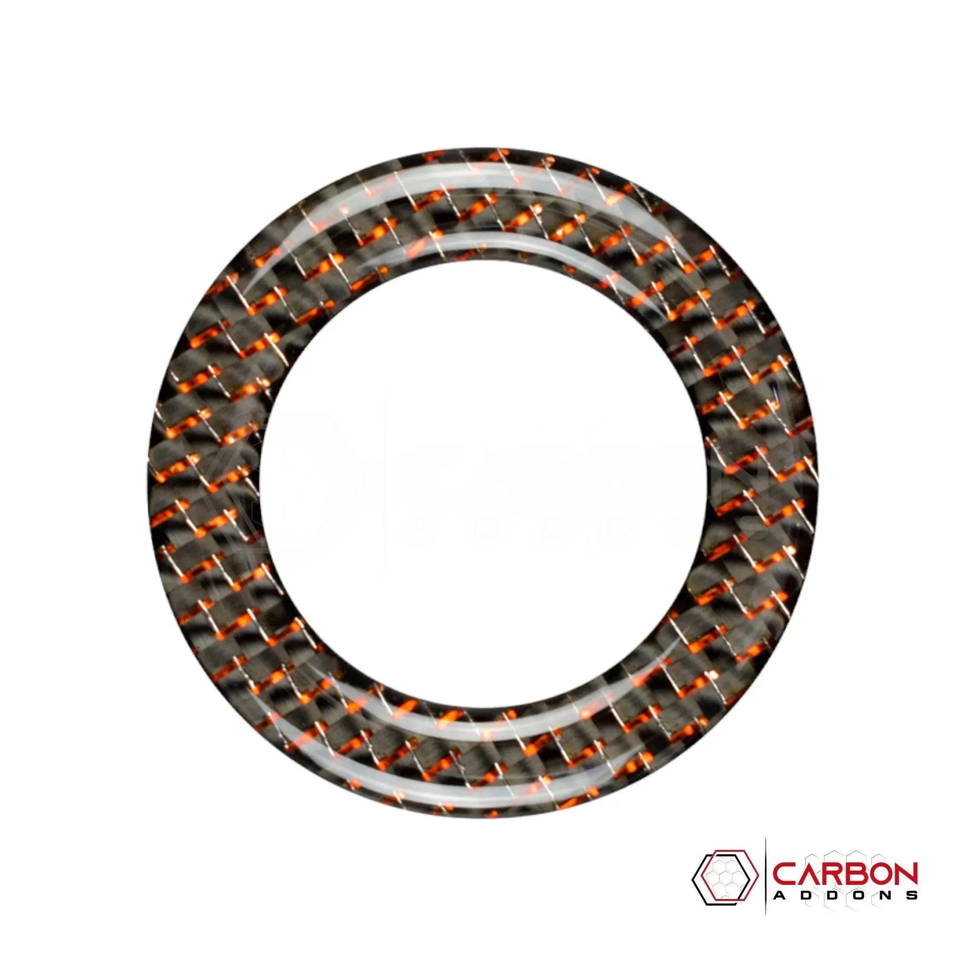 Mustang 2010-2014 Reflective Carbon Fiber Mirror Adjuster Trim Overlay