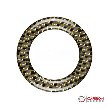 Mustang 2010-2014 Reflective Carbon Fiber Mirror Adjuster Trim Overlay