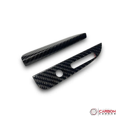 Carbon Fiber Automatic Gear Shift Bezel Cover for Mustang 2015-2023