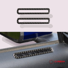 Mustang 2015-2023 Carbon Fiber Door AC Outlet Trim Overlays