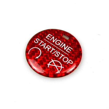 Mustang 2015-2023 Engine Start Stop Button Carbon Fiber Cover