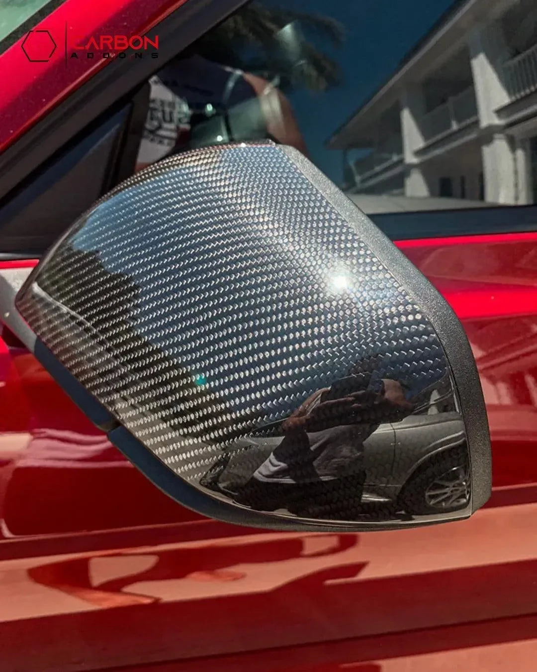 Exterior Carbon Fiber Mirror Covers -US or EU Spec for Mustang 2015-2023