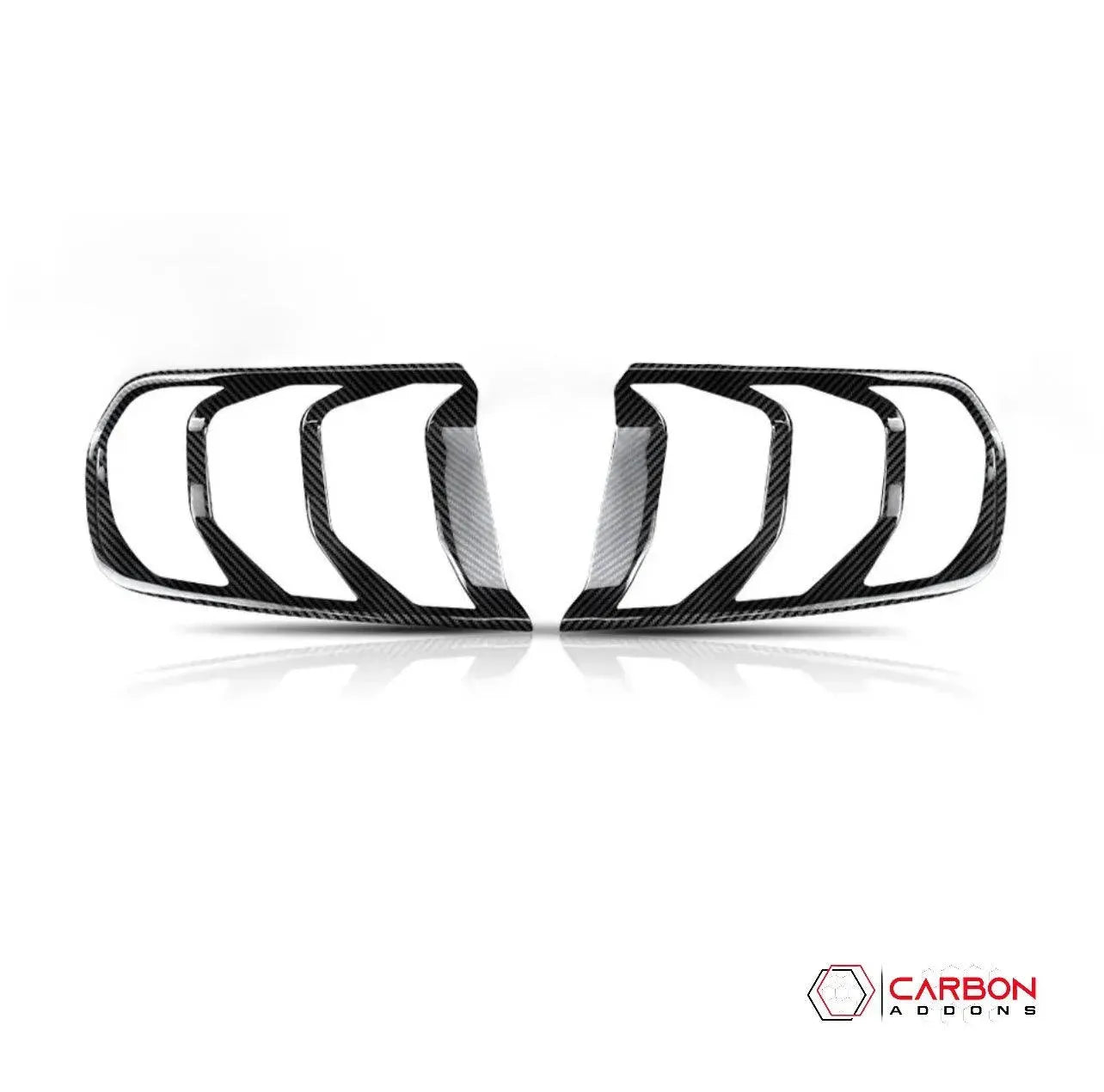 Mustang 2015-2023 Exterior Carbon Fiber Taillight Trim Covers