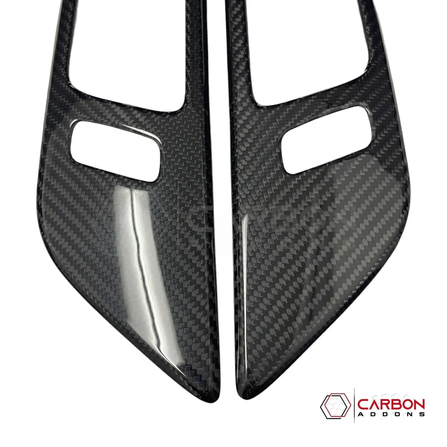 Mustang 2015-2023 Hard Carbon Fiber Interior Door Handle Trim Covers