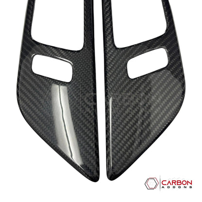 Mustang 2015-2023 Hard Carbon Fiber Interior Door Handle Trim Covers