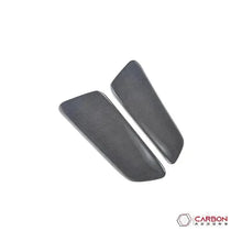 Hard Carbon Fiber Rear Seat Side Trim Covers for 2015–2023 Ford Mustang