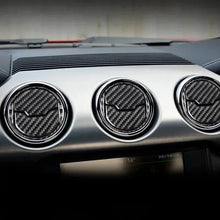 Real Carbon Fiber AC Air Vent Overlay for Mustang 2015-2023