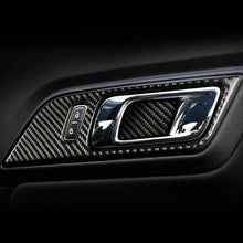 Mustang 2015-2023 Real Carbon Fiber Interior Door Handle Overlay