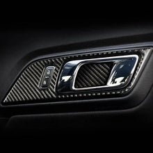 Real Carbon Fiber Interior Door Handle Overlay for Mustang 2015-2023