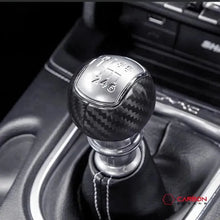 Real Carbon Fiber Manual Shift Knob Cover for 2015–2025 Ford Mustang
