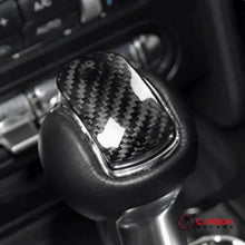 Mustang 2015-2023 Real Carbon Fiber Shift Knob Button Trim Cover