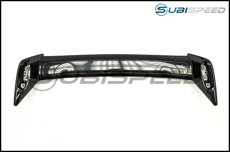 OLM STI Style Paint Matched Spoiler - Crystal Black Silica / Raven - 2015-2021 Subaru WRX / STI