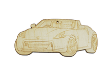 ZSPEC Laser-Engraved Wood Ornament, Style: Nissan 370z Roadster, Birch