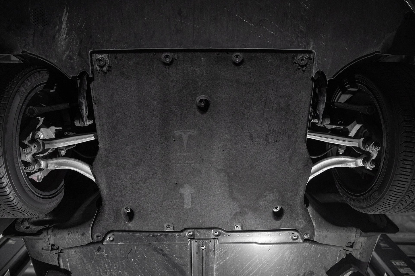 HPS Black Aluminum Skid Plate Undertray Protection Shield Tesla Model Y