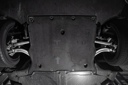 HPS Black Aluminum Skid Plate Undertray Protection Shield Tesla 2017-2023 Model 3
