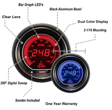 2-1/16" Evo Electrical Oil Temperature Gauge