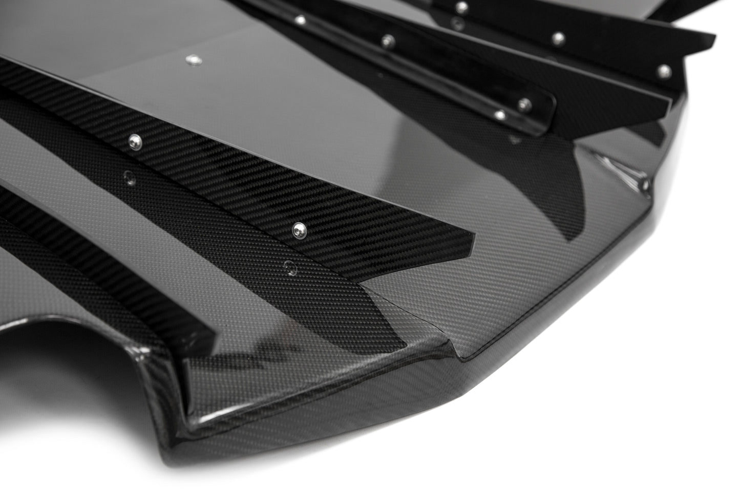 OLM Half Carbon VA Style Rear Diffuser - 2015-2020 WRX / STI