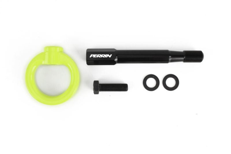 Perrin 18-21 WRX/STI / 13-22 BRZ / 13-16 FRS / 17-21 GT86 Front Tow Hook Neon Yellow | PSP-BDY-235NY