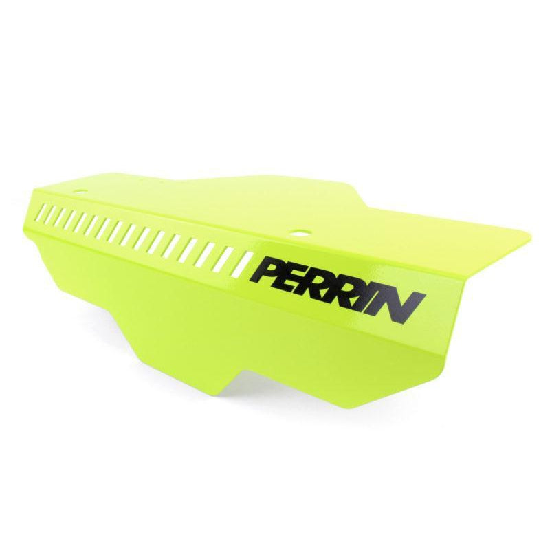 Perrin [02-14 WRX, 04-21 STI] Belt Cover Black - Black/Red/Neon Yellow| PSP-ENG-150