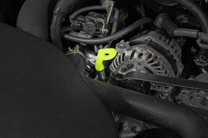 Perrin Aluminum 15-25 WRX "P" Style Dip Stick Handle Neon Yellow Finish FA20 / FA24 | PSP-ENG-720NY