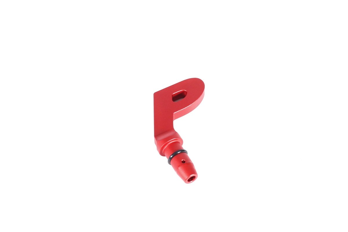 Perrin Aluminum [15-25 WRX] "P" Style Dip Stick Handle Red Finish FA20 / FA24 | PSP-ENG-720RD