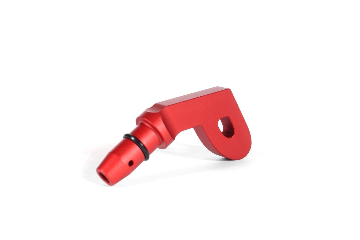 Perrin Aluminum [15-25 WRX] "P" Style Dip Stick Handle Red Finish FA20 / FA24 | PSP-ENG-720RD