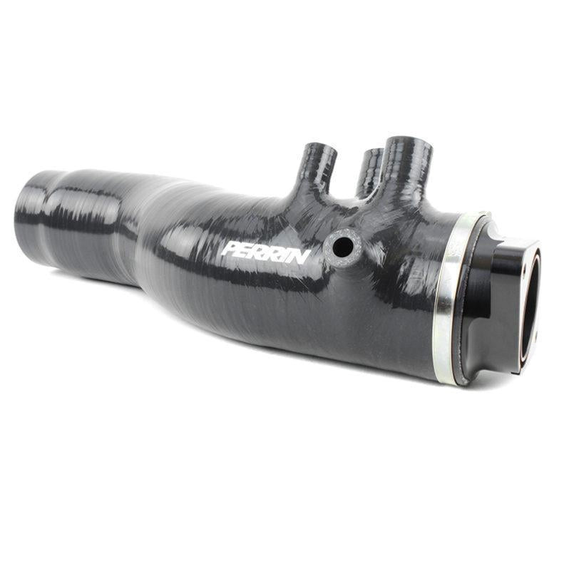 Perrin Black 3in Turbo Inlet Hose w/ Nozzle WRX 15-21 | PSP-INT-424BK