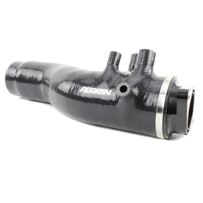 Perrin Black 3in Turbo Inlet Hose w/ Nozzle WRX 15-21 | PSP-INT-424BK